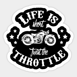 Life is short Sticker